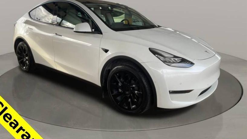 TESLA MODEL Y 2021 5YJYGDED6MF123150 image